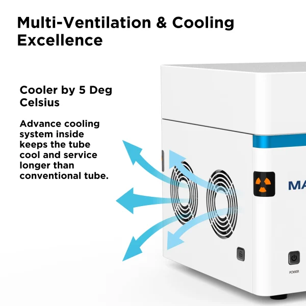 Aurum 5i Pro gold testing machine multi ventilation cooling system with dual fans cooler by 5 degree Celsius