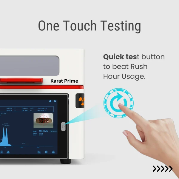 Maxsell Karat Prime Gold Testing Machine with One Touch Quick Test Feature
