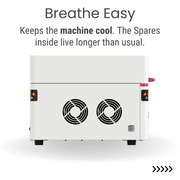 Maxsell Karat Prime Gold Testing Machine Cooling System with Dual Fans for Long-lasting Performance